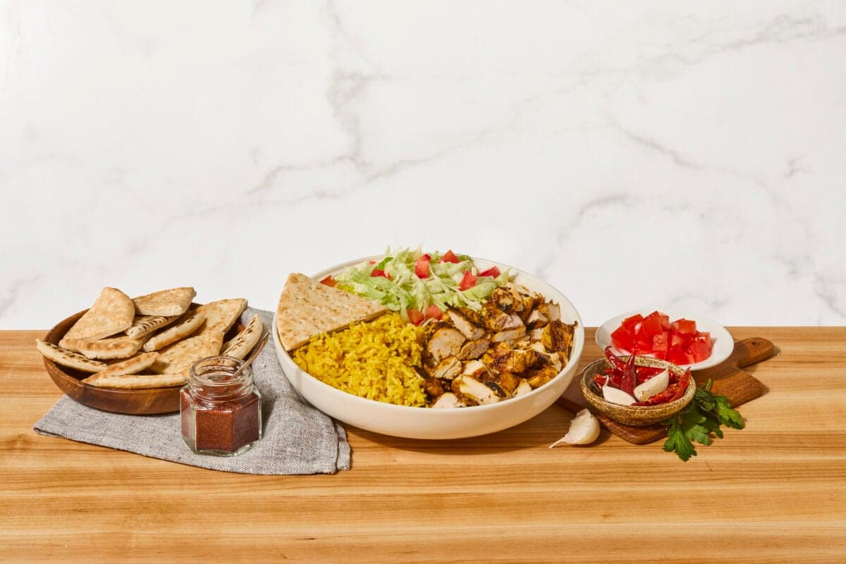 Cart-Style Halal Chicken Recipe with Yellow Rice