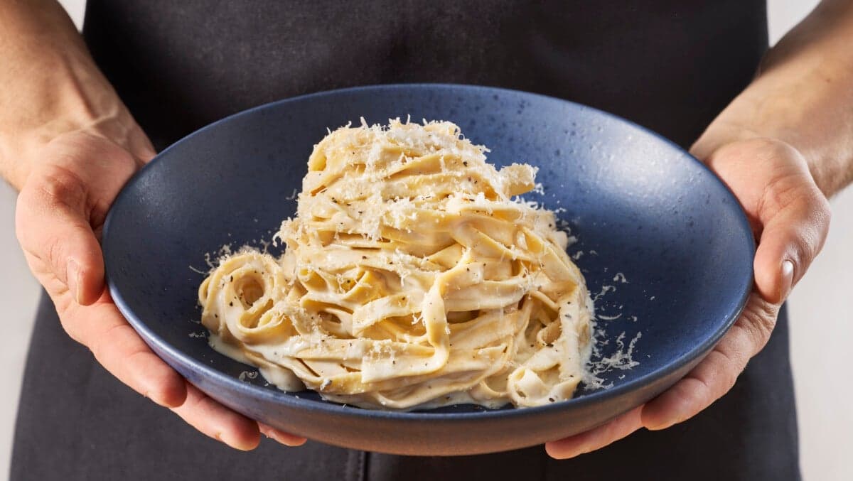 Homemade Fettuccine Alfredo